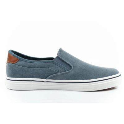 4. Wrangler buty męskie sportowe Calypso trampki Slip-On niebieskie