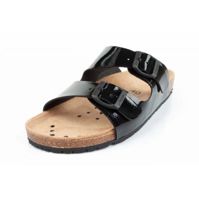 4. Klapki robocze Abeba Sandals Black W 8088