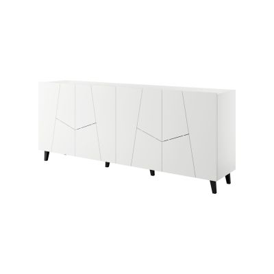 2. Komoda ETNA 200x42x82 biały mat