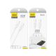 3. Kabel Dudao L4C USB-C / USB-C 30W 2m - biały