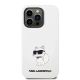 3. Etui Karl Lagerfeld Silicone Choupette MagSafe na iPhone 14 Pro Max - białe