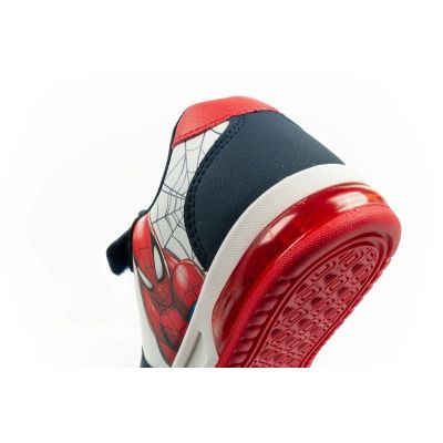 7. Leomil buty sportowe dziecięce sneakersy Spiderman lekkie na rzep LED białe