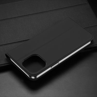 15. Etui do iPhone 15 Plus pokrowiec z klapką i portfelem Dux Ducis Skin Pro - różowe