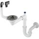 Syfon do zlewozmywaka granitowego 1-komorowego - Space-Saver