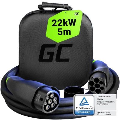 7. Kabel EV Green Cell GC Snap Type 2 22kW 5m