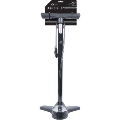 12. POMPKA WARSZTATOWO ROWEROWA 180PSI (12BAR) Z MANOMETREM XQMAX PRO