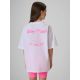2. T-shirt loose z nadrukiem dziewczęcy 4F 4FJRSS26TTSHF3910-10S