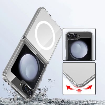 3. Etui Tech-Protect FlexAir Hybrid MagSafe na Samsung Galaxy Z Flip 6 / 7 FE - przezroczyste