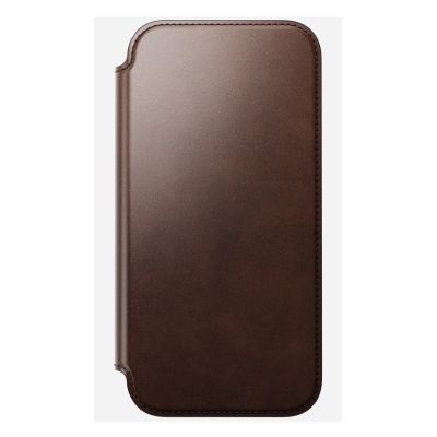 6. Nomad Modern Leather Folio pokrowiec na telefon komórkowy 16cm (6.3") Brązowy