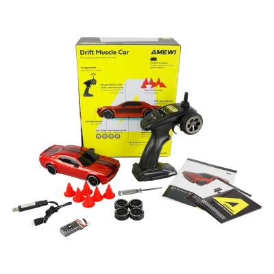 2. Amewi RC Drift Muscle Car 4WD w skali 1:20 RTR czerwony