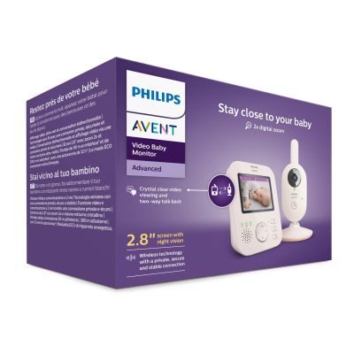 2. Philips AVENT Elektroniczna niania video SCD881/26 Ekran 2,8-cala
