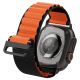 10. Pasek Pasek Spigen WBF1 na Apple Watch 44 / 45 / 46 / 49 mm - czarno-pomarańczowy