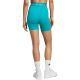 3. Spodenki damskie adidas Techfit turkusowe JW7561