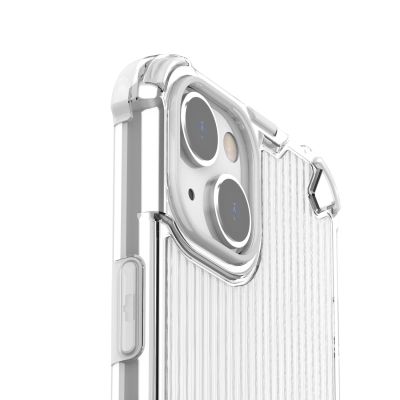 23. Ombre Protect Case etui do iPhone 13 pancerny pokrowiec różowo-niebieskie