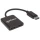 2. MANHATTAN ROZDZIELACZ AV SPLITTER DISPLAYPORT 1X2