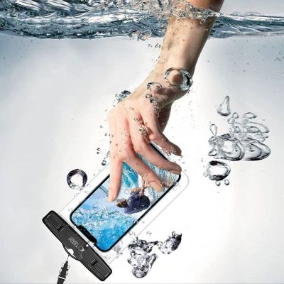 4. Pokrowiec Tech-Protect Waterproof Case UWC7 wodoodporny na urządzenia do 6.9" - różowy