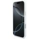 5. Etui BMW M Silicon Horizontal Line MagSafe na iPhone 17 Pro Max- białe