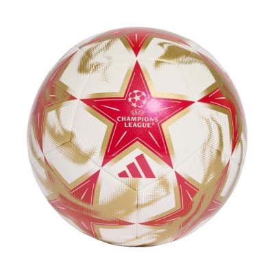 Piłka nożna adidas UCL Club 26/27 League Stage biało-czerwono-złota KE9764