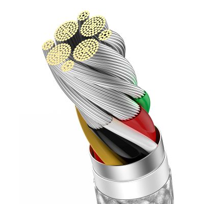 7. Baseus Dynamic Series kabel USB - USB Typ C 100W 2m biały (CALD000702)