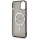 7. Etui Guess Glitter Gold MagSafe na iPhone 14 Plus - czarne