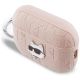 3. Etui Karl Lagerfeld Monogram Choupette Head na AirPods Pro 3 - rózowe