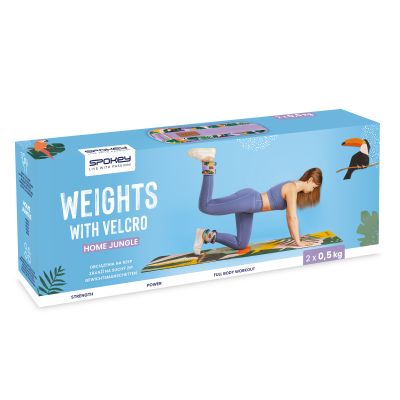 17. Obciążenia na kostki i nadgarstki Spokey HOME JUNGLE 2x 0,5 kg