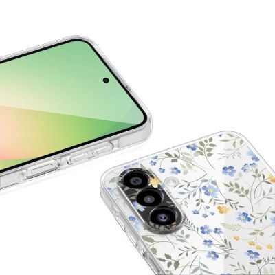 3. Etui Tech-Protect FlexAir na Samsung Galaxy A27 - przezroczysto-kwiatowy