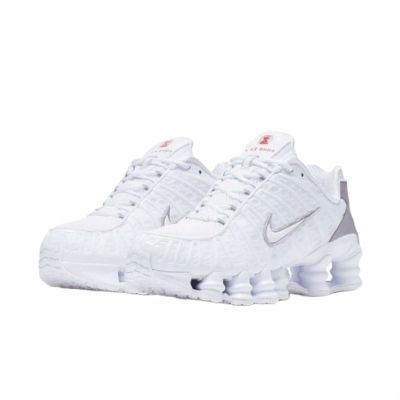 2. Buty sportowe męskie Nike SHOX TL Metallic Silver białe - AV3595-100