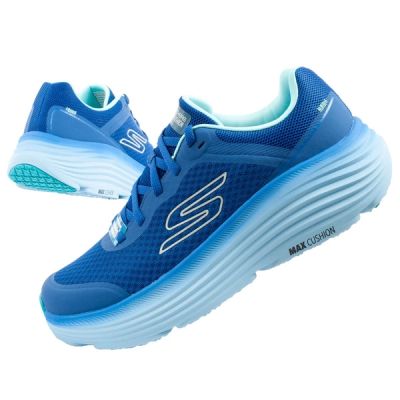Skechers Max Cushioning buty męskie sportowe do biegania lekkie niebieskie