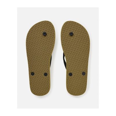 4. Japonki plażowe RIP CURL Brand Logo Bloom Open Toe oliwkowe