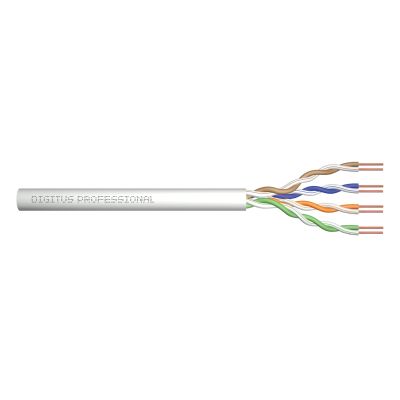 3. Digitus Kabel instalacyjny kat.5e, U/UTP, Eca, AWG 24/1, PVC, 100m, szary, karton