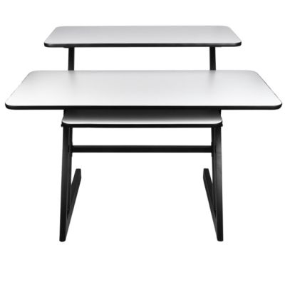 8. SD3 -  Biurko studyjne stanowisko robocze blat półka na sprzęt audio wysuwana półka na klawiaturę 91,4 cm