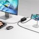 10. Ładowarka sieciowa GaN5 Baseus CCGP110201 67W HUB HDMI 2x USB-C / USB-A / HDMI 4K 30Hz 1,5m - czarna + kabel USB-C - USB-C 100W 1m