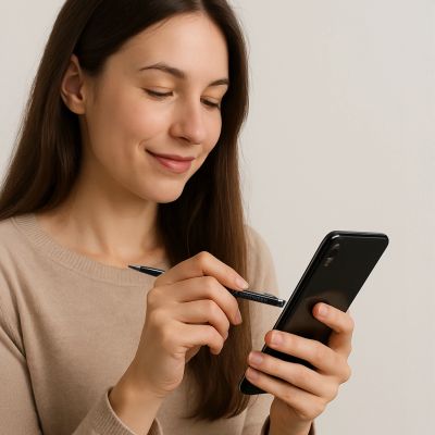 2. Wozinsky długopis rysik do ekranów dotykowych tabletu smartfona czarny