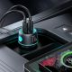 4. Ładowarka samochodowa 2x USB C 70W z podświetleniem LED Joyroom JR-CCN02 - czarna
