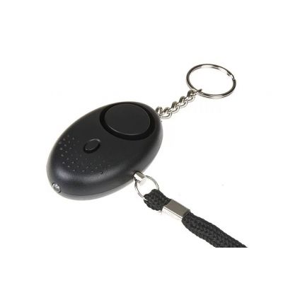 Alarm osobisty GUARD Scorpion z latarką LED, czarny, syrena 120dB (YC-003-BL)