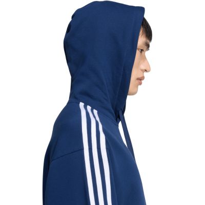 5. Bluza męska adidas Essentials 3-Stripes French Terry Hoodie granatowa KY4203