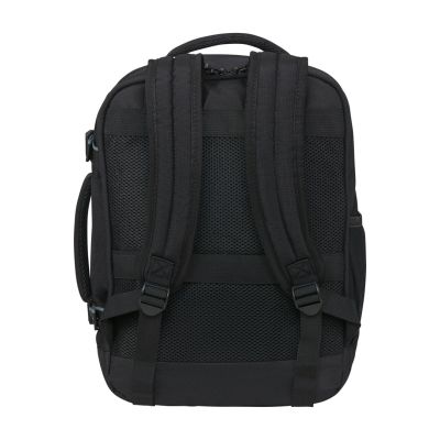 6. American Tourister Casual Backpack Ms plecak Plecak turystyczny Czarny Przetworzony politereftalan etylenu (rPET)
