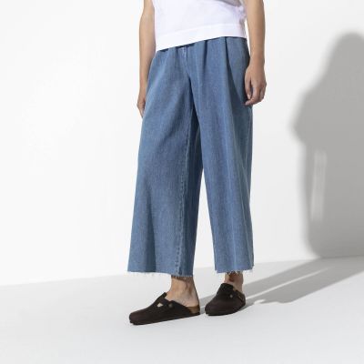 6. Chodaki damskie/męskie Birkenstock Boston Habana olejowana skóra klapki regular szerokie (0860131)