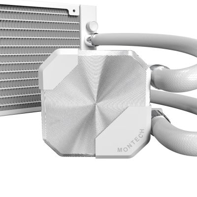 6. Chłodzenie wodne Montech HyperFlow Silent AiO - 360mm, białe