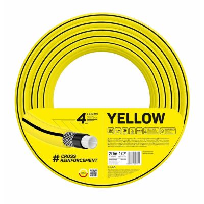 2. CELLFAST WĄŻ OGRODNICZY  YELLOW 3/4" 50m