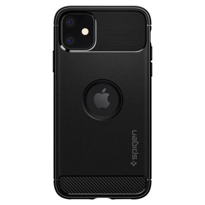 2. Etui Spigen Rugged Armor na iPhone 11 - czarny mat