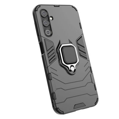 7. Ring Armor etui do Samsung Galaxy A24 4G pancerny pokrowiec uchwyt magnetyczny ring czarne