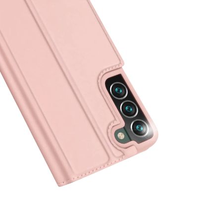 3. Dux Ducis Skin Pro kabura etui pokrowiec z klapką Samsung Galaxy S22+ (S22 Plus) różowy