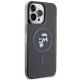 4. Etui Karl Lagerfeld Karl&Choupette Glitter MagSafe na iPhone 15 Pro Max - czarne
