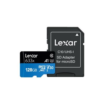 3. MEMORY MICRO SDXC 128GB UHS-I/W/ADAPTER LSDMI128BB633A LEXAR