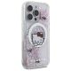 4. Etui Hello Kitty Liquid Glitter Sweet Kitty Bows MagSafe na iPhone 16 Pro Max - białe