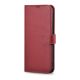 3. iCarer Haitang Leather Wallet Case skórzane etui do Samsung Galaxy S22+ (S22 Plus) portfel obudowa pokrowiec czerwony (AKSM05RD)