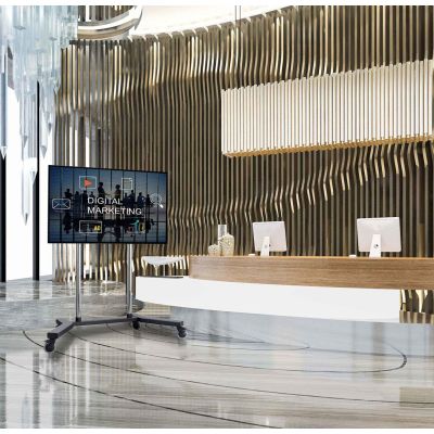 6. Edbak TR18 uchwyt do tablic informacyjnych 2,41 m (95") Czarny
