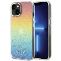 Etui Guess IML Faceted Mirror Disco Iridescent na iPhone 15 - wielokolorowe